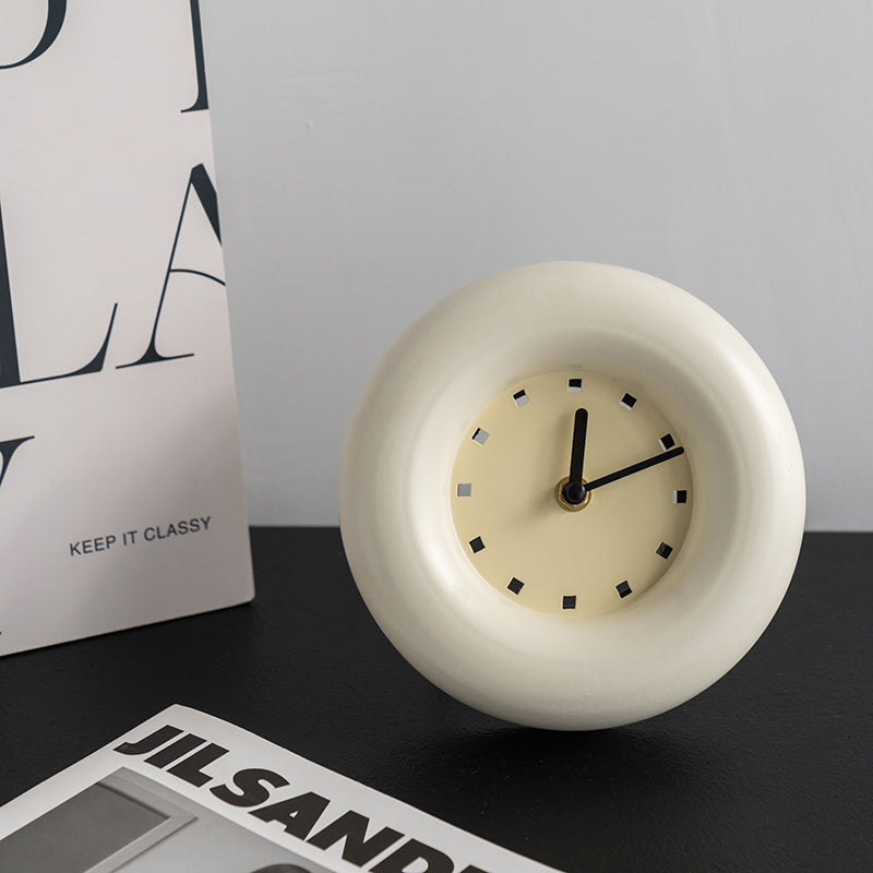 Modern Round Desk Clock-0