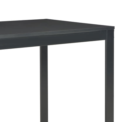 NNEVL Computer Desk Black 120x60x70 cm-3