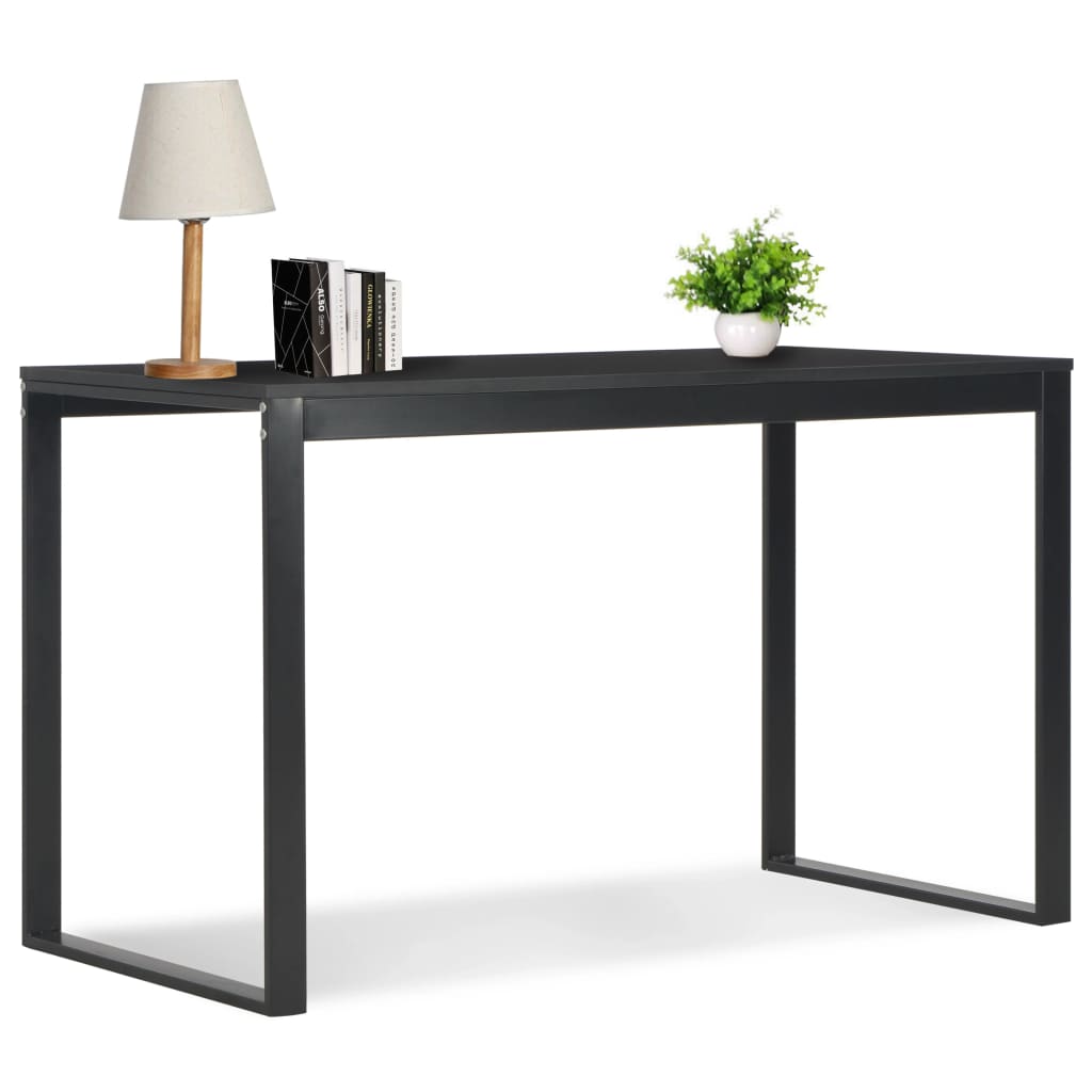 NNEVL Computer Desk Black 120x60x70 cm-0