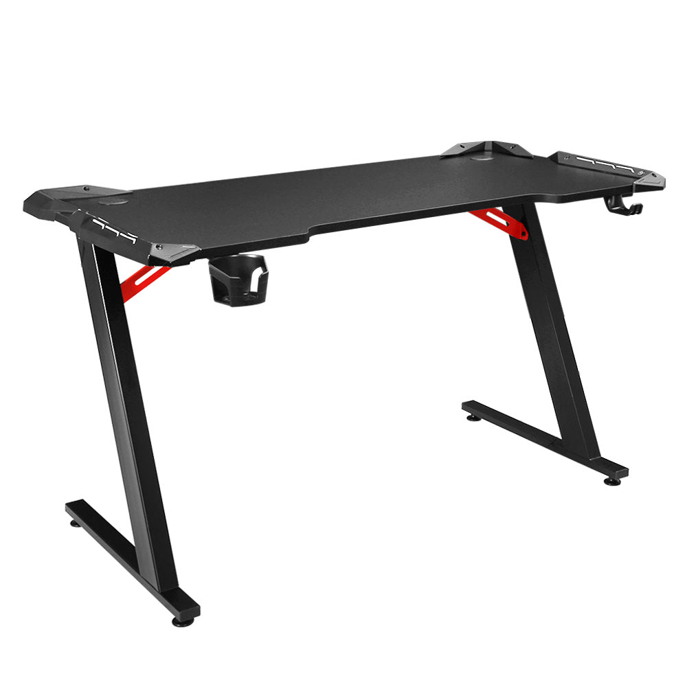 NNEDSZ Artiss Gaming Desk Computer Desks LED Light 120CM-0